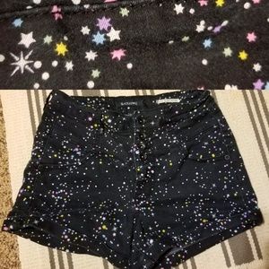 SOLD: Super cute high waist pastel star shorts